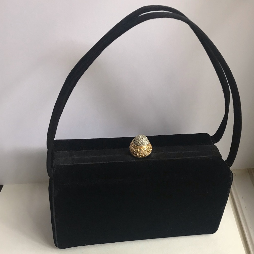 MM Vintage velvet evening bag